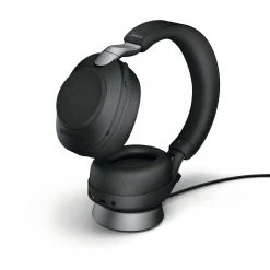 Jabra Headset Evolve2 85 Duo UC Schwarz, USB-C, Inkl. Ladestation - Telefon Headsets