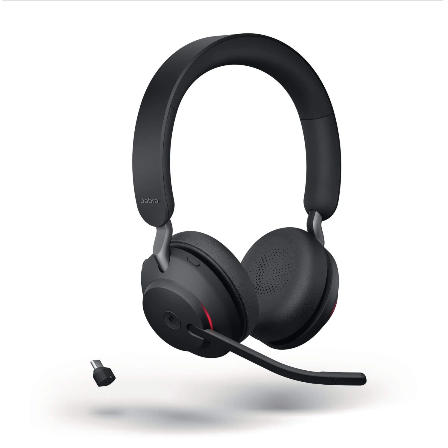 Jabra Headset Evolve2 65 Duo MS Schwarz, USB-C, Inkl. Ladestation - Telefon Headsets 2 Jabra Headset Evolve2 65 Duo MS Schwarz, USB-C, Inkl. Ladestation - Telefon Headsets – Bild 2