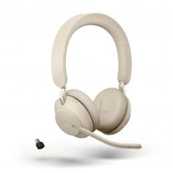 Jabra Headset Evolve2 65 Duo UC Beige, USB-C - Telefon Headsets