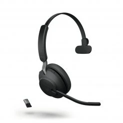 Jabra Headset Evolve2 65 Mono UC Schwarz, USB-A - Telefon Headsets