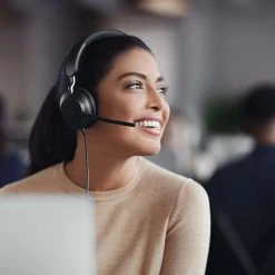 Jabra Headset Evolve2 40 Mono UC Schwarz, USB-C - Telefon Headsets -Logitech Verkäufe 1056459 3 5 scaled