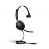 Jabra Headset Evolve2 40 Mono UC Schwarz, USB-A - Telefon Headsets