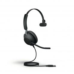 Jabra Headset Evolve2 40 Mono UC Schwarz, USB-A - Telefon Headsets