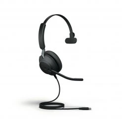 Jabra Headset Evolve2 40 Mono MS Schwarz, USB-C - Telefon Headsets