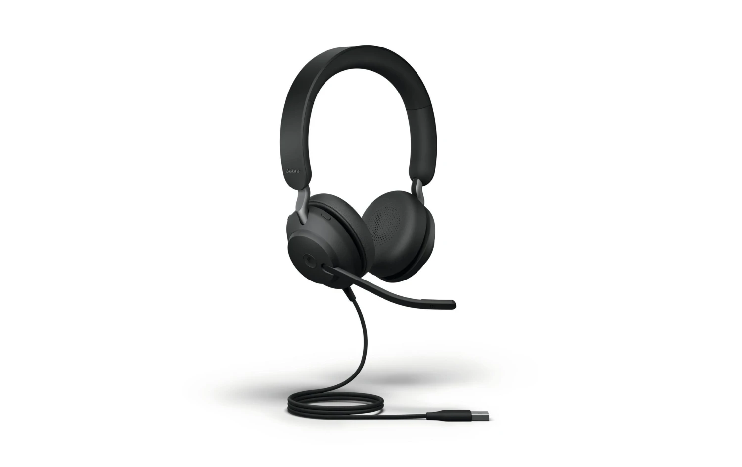 Jabra Headset Evolve2 40 Duo MS Schwarz, USB-A - Telefon Headsets 1 Jabra Headset Evolve2 40 Duo MS Schwarz, USB-A - Telefon Headsets