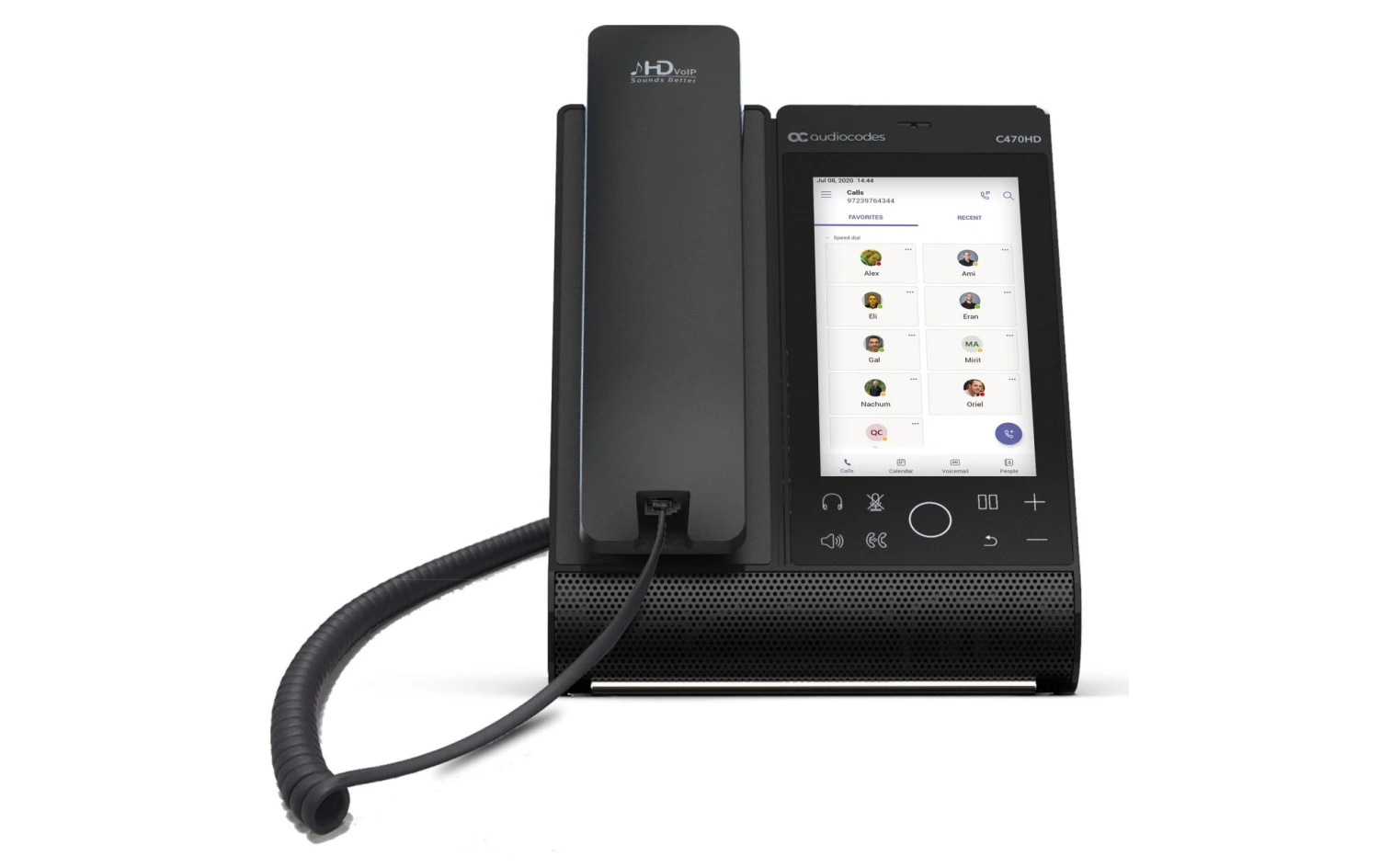 Audiocodes Tischtelefon C470HD Microsoft Teams Schwarz - Festnetz-Telefone 2 Audiocodes Tischtelefon C470HD Microsoft Teams Schwarz - Festnetz-Telefone – Bild 2