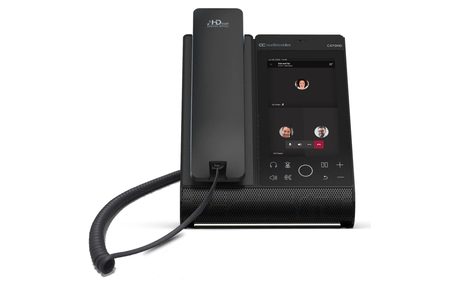 Audiocodes Tischtelefon C470HD Microsoft Teams Schwarz - Festnetz-Telefone 3 Audiocodes Tischtelefon C470HD Microsoft Teams Schwarz - Festnetz-Telefone – Bild 3