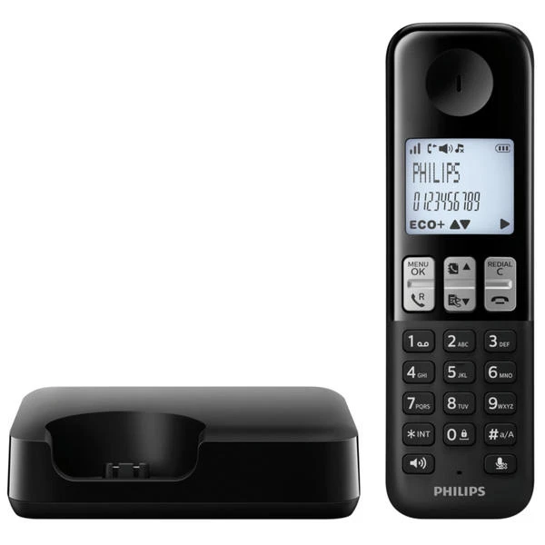 Philips D2501B Schwarz - Festnetz-Telefone 3 Philips D2501B Schwarz - Festnetz-Telefone – Bild 3