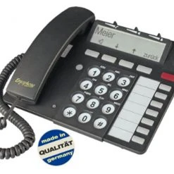 Tiptel Tischtelefon Ergophone S 500 Schwarz - Festnetz-Telefone
