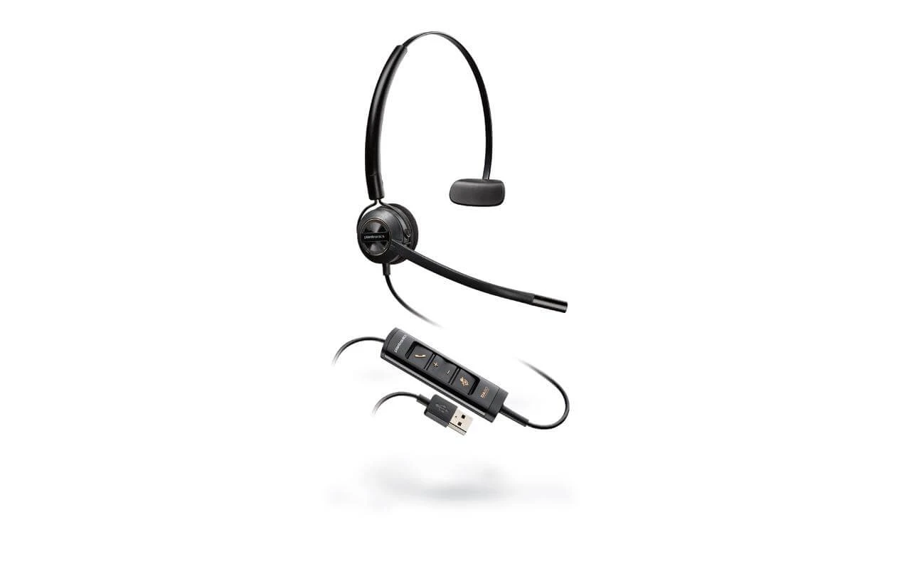 Poly Headset EncorePro 545 Mono USB-A - Telefon Headsets 1 Poly Headset EncorePro 545 Mono USB-A - Telefon Headsets