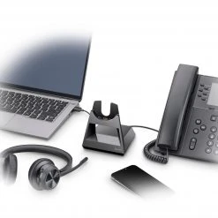 Poly Headset Voyager 4320 UC Duo USB-A, Inkl. Ladestation - Telefon Headsets -Logitech Verkäufe 1259167 3 5 scaled