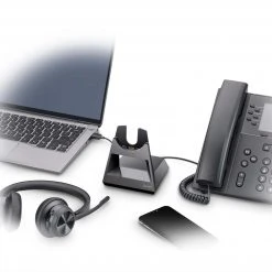 Poly Headset Voyager 4320 MS Duo USB-A, Inkl. Ladestation - Telefon Headsets -Logitech Verkäufe 1259171 3 5 scaled