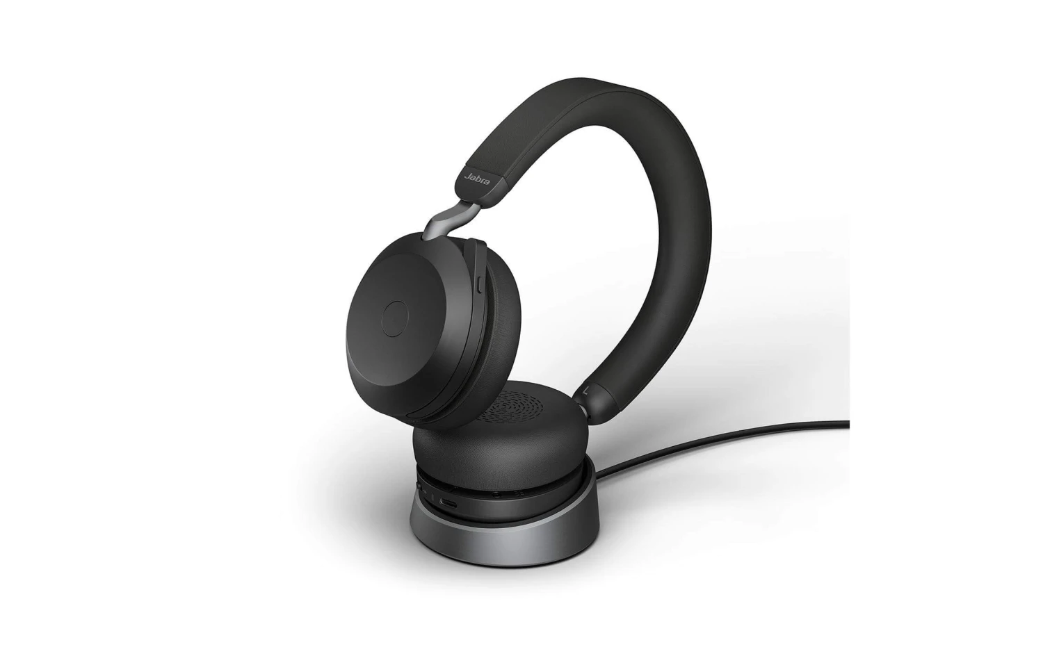 Jabra Headset Evolve2 75 Duo UC Schwarz, USB-C, Inkl. Ladestation - Telefon Headsets 2 Jabra Headset Evolve2 75 Duo UC Schwarz, USB-C, Inkl. Ladestation - Telefon Headsets – Bild 2