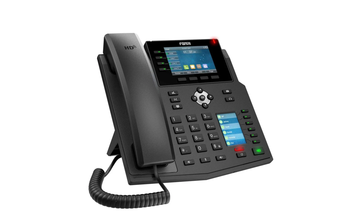 Fanvil Tischtelefon X5U Schwarz - Voice Over IP 2 Fanvil Tischtelefon X5U Schwarz - Voice Over IP – Bild 2