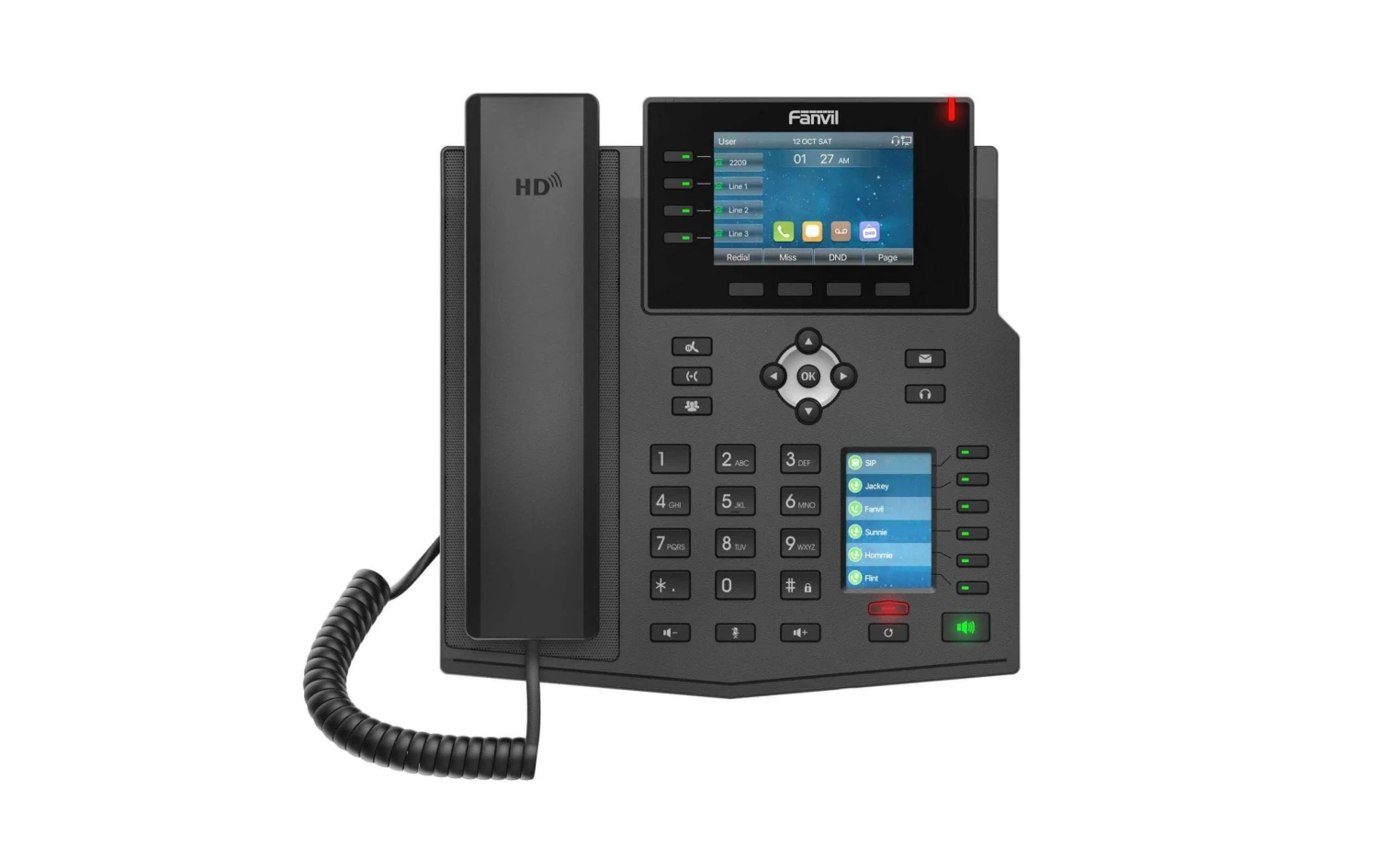 Fanvil Tischtelefon X5U Schwarz - Voice Over IP 3 Fanvil Tischtelefon X5U Schwarz - Voice Over IP – Bild 3