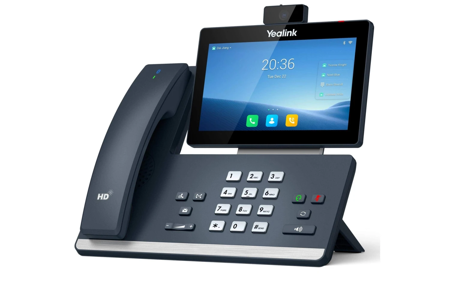 Yealink Tischtelefon T58W Pro Mit Kamera Grau - Voice Over IP 2 Yealink Tischtelefon T58W Pro Mit Kamera Grau - Voice Over IP – Bild 2
