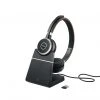 Jabra Headset Evolve 65SE Duo UC Inkl. Ladestation - Telefon Headsets