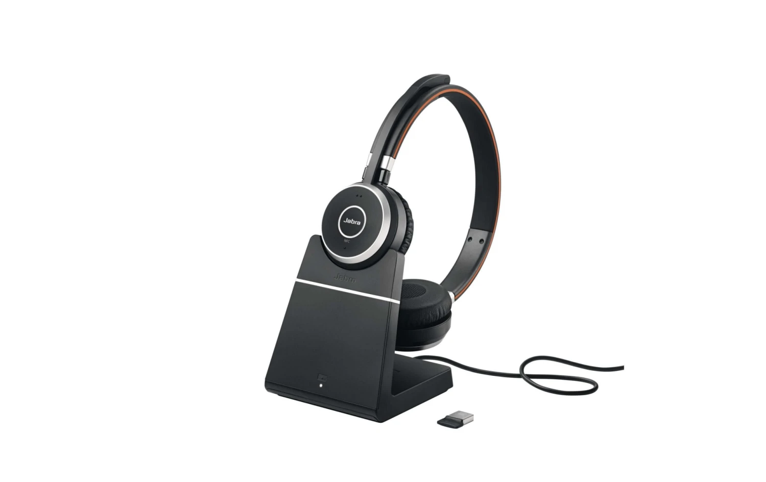 Jabra Headset Evolve 65SE Duo UC Inkl. Ladestation - Telefon Headsets 1 Jabra Headset Evolve 65SE Duo UC Inkl. Ladestation - Telefon Headsets