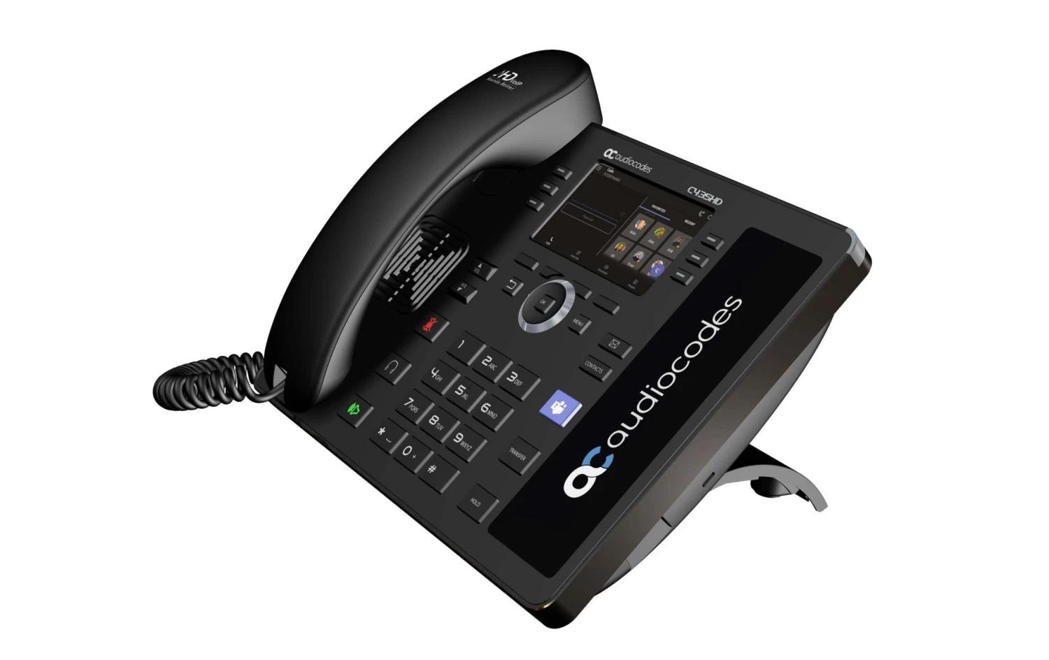 Audiocodes Tischtelefon C435HD Microsoft Teams Schwarz - Festnetz-Telefone 3 Audiocodes Tischtelefon C435HD Microsoft Teams Schwarz - Festnetz-Telefone – Bild 3