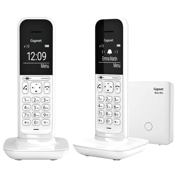 Gigaset CL390 A Duo Tundra White - Festnetz-Telefone 1 Gigaset CL390 A Duo Tundra White - Festnetz-Telefone