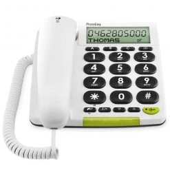 Doro Tischtelefon PhoneEasy 312cs Weiss - Festnetz-Telefone