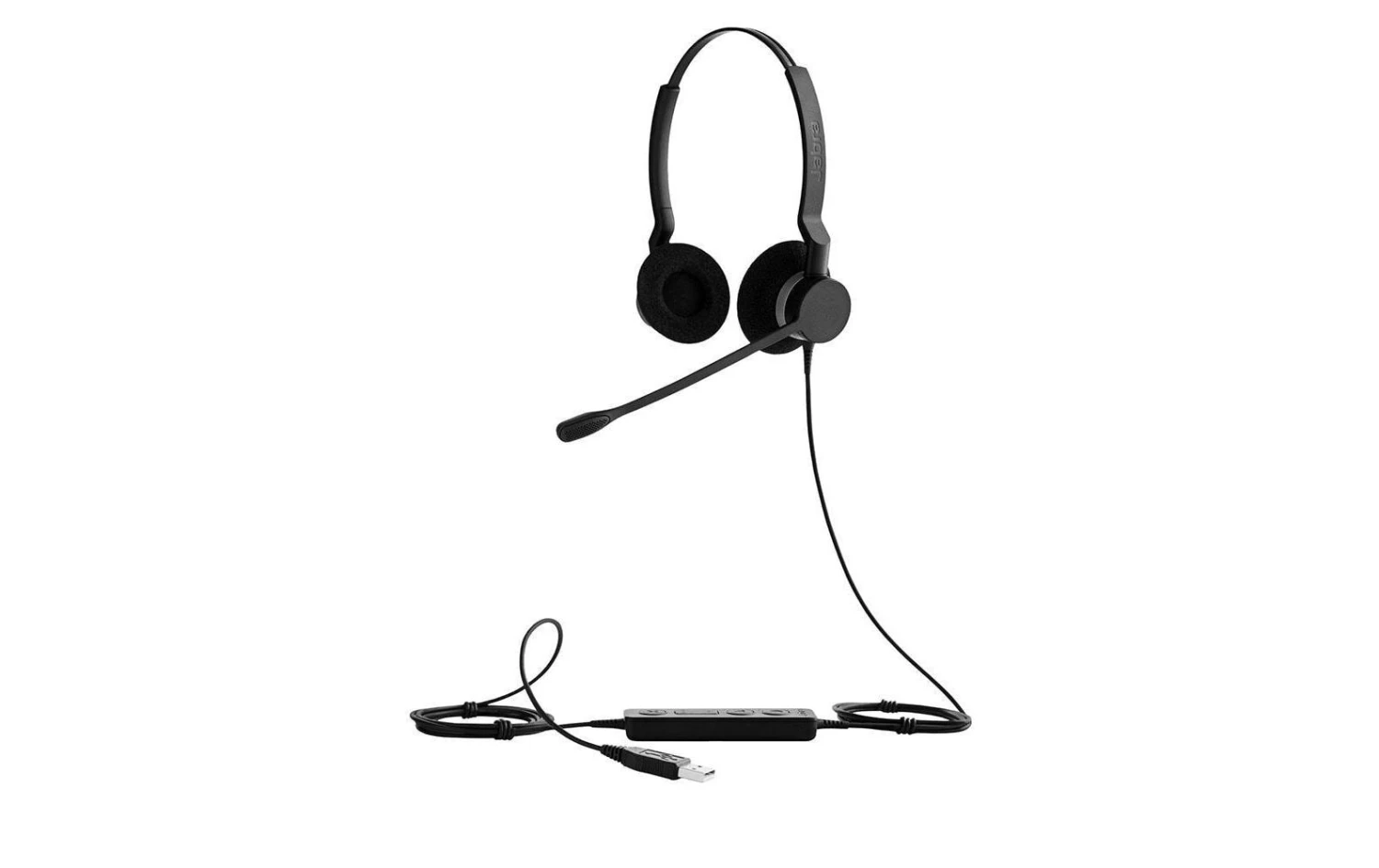 Jabra Headset BIZ 2300 Duo MS USB - Telefon Headsets 1 Jabra Headset BIZ 2300 Duo MS USB - Telefon Headsets