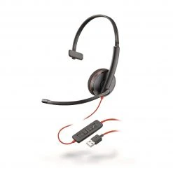 Poly Headset Blackwire 3210 Mono USB - Telefon Headsets