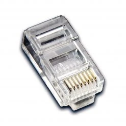 Wirewin Modularstecker RJ-45, 8P/8C, Cat.3, ISDN, 100er-Pack - Telefon- Und Fax Zubehör