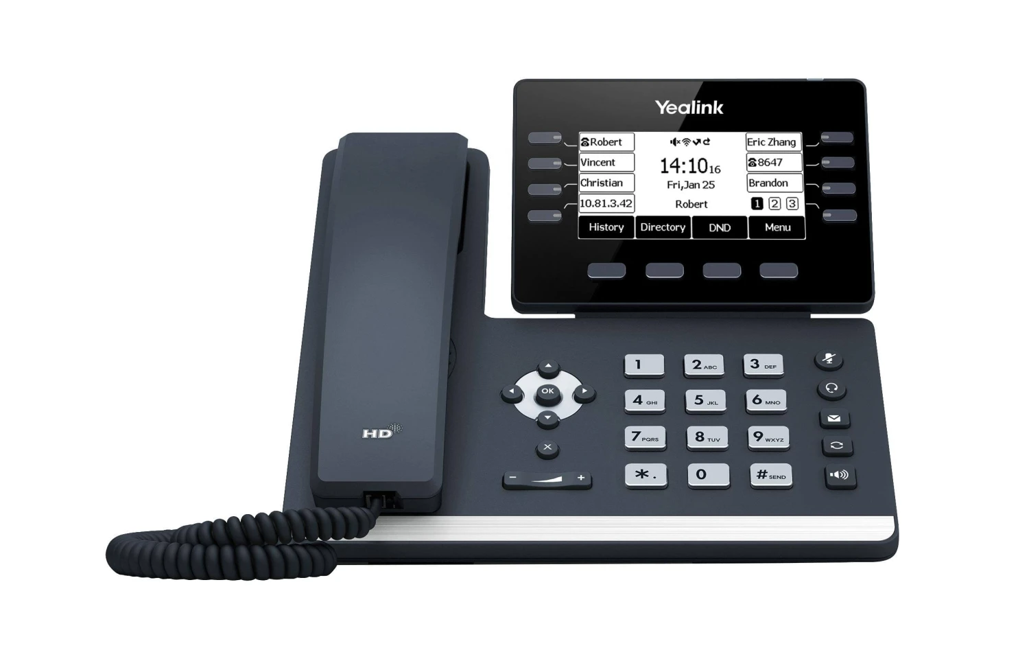 Yealink Tischtelefon SIP-T53W Schwarz - Voice Over IP 2 Yealink Tischtelefon SIP-T53W Schwarz - Voice Over IP – Bild 2