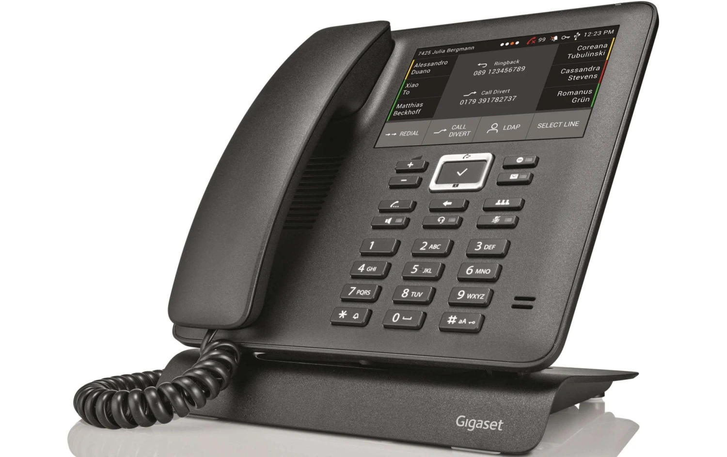 Gigaset Pro Tischtelefon Maxwell 4 All IP Schwarz - Voice Over IP 1 Gigaset Pro Tischtelefon Maxwell 4 All IP Schwarz - Voice Over IP