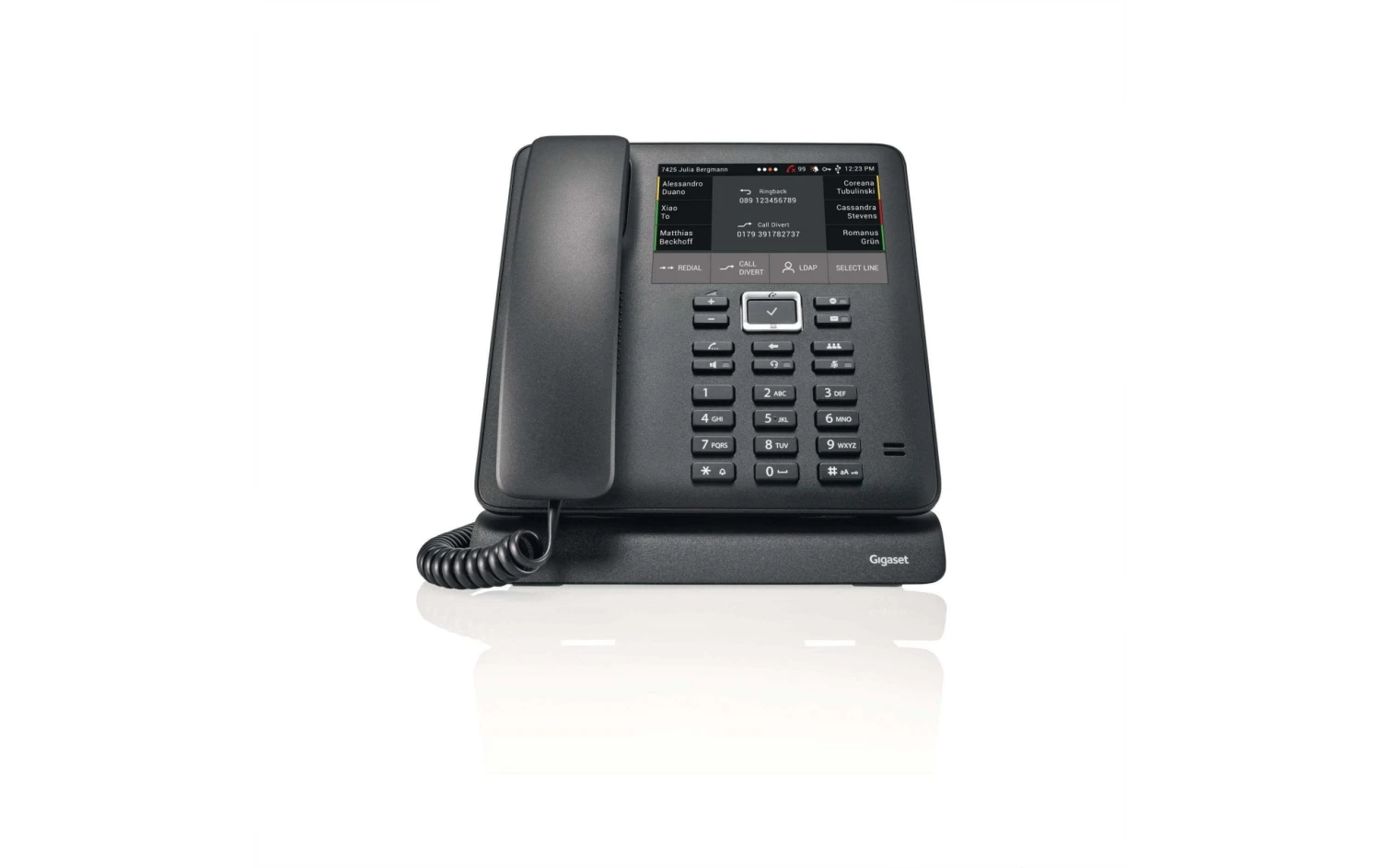 Gigaset Pro Tischtelefon Maxwell 4 All IP Schwarz - Voice Over IP 2 Gigaset Pro Tischtelefon Maxwell 4 All IP Schwarz - Voice Over IP – Bild 2